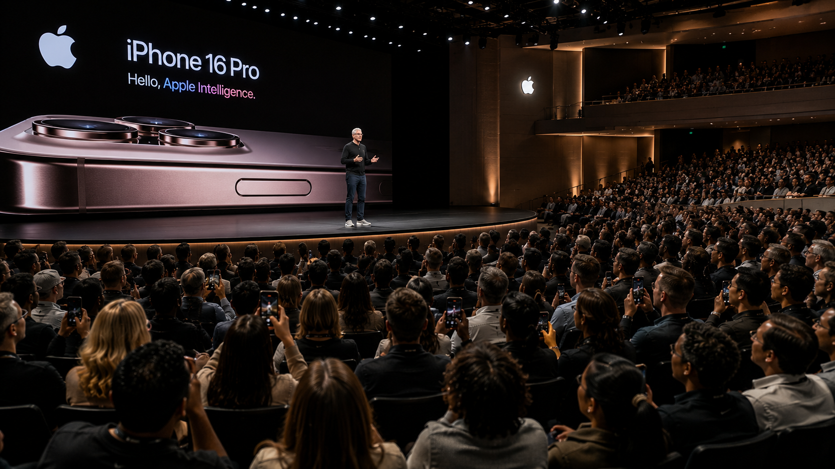 A major technology brand presenting to an established audience